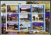 Somalia 2002 Impressionists - Alfred Sisley imperf sheetlet containing 9 values unmounted mint