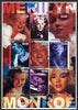 Uzbekistan 2002 Marilyn Monroe #2 imperf sheetlet containing set of 9 values unmounted mint (Inscribed Merilyn)