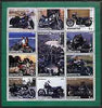 Udmurtia Republic 2000 Harley-Davidson Motorcycles perf sheetlet containing 12 values unmounted mint
