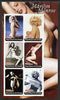 Congo 2003 Marilyn Monroe #4 imperf sheetlet containing 6 values unmounted mint