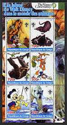 Congo 2005 The Nature Conservancy,Walt Disney Characters & Animals #5 perf sheetlet containing 6 values each with Scout Logo unmounted mint