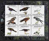Turkmenistan 2000 ? Birds of Prey perf sheetlet containing 9 values unmounted mint