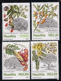 Namibia 1997 Trees perf set of 4 unmounted mint, SG 740-43*