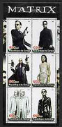Congo 2003 Matrix (Sci-Fi) perf sheetlet containing set of 6 values unmounted mint