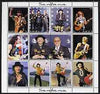Karjala Republic 2000 Santana (Pop Guitarist) perf sheetlet containing 12 values unmounted mint