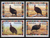 Namibia 1997 Christmas (Guinea Fowl) perf set of 4 unmounted mint, SG 744-47