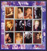 Karakalpakia Republic 2002 Buffy the Vampire Slayer #1 perf sheetlet containing 12 values unmounted mint
