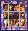 Karakalpakia Republic 2002 Buffy the Vampire Slayer #2 perf sheetlet containing 12 values unmounted mint