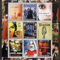 Kyrgyzstan 2000 The 72nd Academy Awards perf sheetlet containing set of 9 values unmounted mint