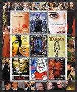 Kyrgyzstan 2000 The 72nd Academy Awards perf sheetlet containing set of 9 values unmounted mint