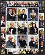 Tadjikistan 2000 The 72nd Academy Awards perf sheetlet containing set of 9 values unmounted mint