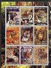 Kyrgyzstan 2001 Tigers perf sheetlet containing 9 values unmounted mint