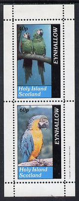 Eynhallow 1981 Parrots #01 perf set of 2 values (40p & 60p) unmounted mint