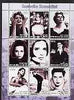 Benin 2002 Isabella Rossellini perf sheetlet containing 9 values unmounted mint