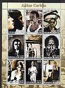 Benin 2002 Photographic Art by Anton Corbijn perf sheet containing 9 values, unmounted mint