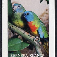 Bernera 1982 Parrots imperf deluxe sheet (£2 value) unmounted mint