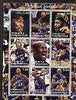 Tadjikistan 2001 Michael Jordan perf sheetlet containing complete set of 9 values unmounted mint