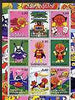 Tadjikistan 2001 Anpanman (Japanese Children's story) perf sheetlet containing complete set of 9 values unmounted mint