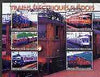 Congo 2005 Swedish Electric Trains perf sheetlet containing set of 6 values unmounted mint