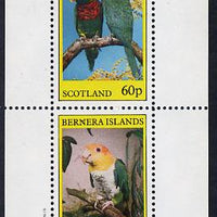 Bernera 1982 Parrots perf set of 2 values (40p & 60p) unmounted mint