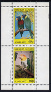 Bernera 1982 Parrots perf set of 2 values (40p & 60p) unmounted mint