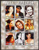 Congo 2005 Julia Roberts perf sheetlet containing 9 values unmounted mint