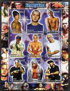 Congo 2005 Eminem perf sheetlet containing 9 values unmounted mint