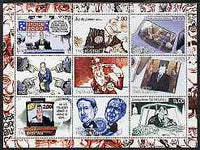 Tadjikistan 2000 Election 2000 (USA) perf sheetlet containing 9 values unmounted mint