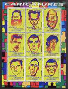Congo 2001 Caricatures of Movie Stars perf sheetlet containing 9 values unmounted mint