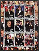 Kyrgyzstan 2001 The 73rd Academy Awards perf sheetlet #1 containing 9 values unmounted mint
