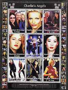 Congo 2001 Charlie's Angels perf sheetlet containing 9 values unmounted mint