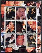 Kyrgyzstan 2000 Luis Miguel perf sheetlet containing 9 values unmounted mint