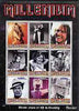 Afghanistan 1999 Millennium - Movie Stars of the 20th Century (Senior) perf sheetlet containing 9 values unmounted mint