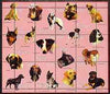 Tadjikistan 1999 Dogs of the World perf sheetlet containing 12 values unmounted mint