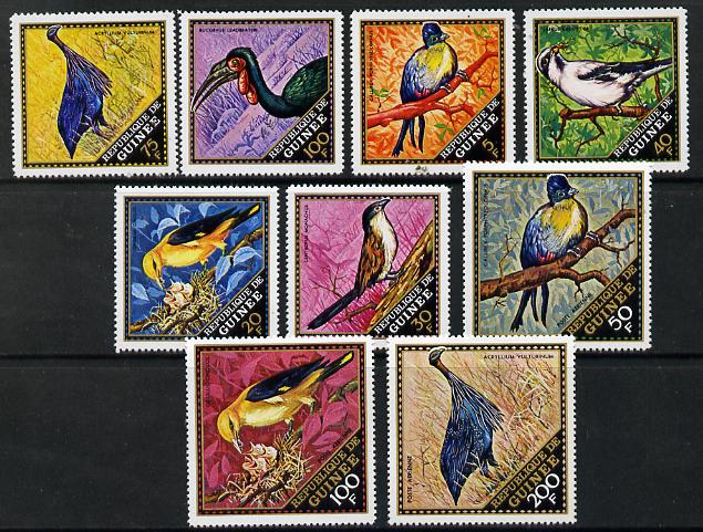 Guinea - Conakry 1971 Wild Birds perf set of 9 unmounted mint, SG 741-49