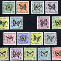 Guinea - Conakry 1963 Butterflies set of 17 unmounted mint, SG 383-99