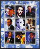 Tadjikistan 2000 Nicolas Cage perf sheetlet containing 9 values unmounted mint