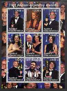Turkmenistan 2001 The 73rd Academy Awards perf sheetlet containing 9 values unmounted mint