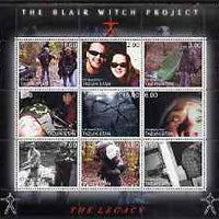 Tadjikistan 2000 The Blair Witch Project perf sheetlet containing 9 values unmounted mint
