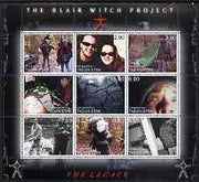 Tadjikistan 2000 The Blair Witch Project perf sheetlet containing 9 values unmounted mint