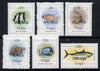 Tonga 1984 Marine Life (Fish) self-adhesive 6 values (3s, 9s, 13s, 20s, 32s & T$5) opt'd SPECIMEN (between SG 867-81) unmounted mint*