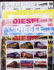 Somalia 2002 Diesel Locomotives #1 imperf sheetlet containing set of 9 values, the set of 5 progressive proofs comprising the 4 individual colours plus all 4-colour composite (as issued) all unmounted mint