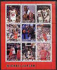 Tatarstan Republic 2000 Michael Jordan perf sheetlet containing set of 9 values unmounted mint