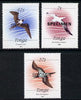 Tonga 1988 Marine Life (Birds) 3 values (7s, 42s & 57s) opt'd SPECIMEN unmounted mint, as SG 1004, 1010 & 1012)*