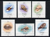 Tonga 1988 Marine Life (Shells) 6 values (1s, 5s, 10s, 15s, 50s & T$3) opt'd SPECIMEN, between SG 999 & 1016) unmounted mint