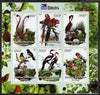Congo 2005 Audubon Birds imperf sheetlet (with RSPB logo) containing 6 values unmounted mint
