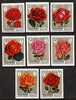 Manama 1971 Roses imperf set of 8 (MI A411B) unmounted mint