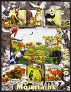 Kyrgyzstan 2004 Fauna of the World - Mountains of Asia imperf sheetlet containing 6 values unmounted mint