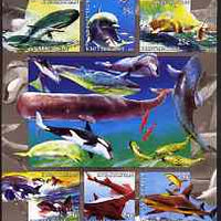 Kyrgyzstan 2004 Fauna of the World - Oceania #1 imperf sheetlet containing 6 values unmounted mint