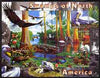Kyrgyzstan 2004 Fauna of the World - Swamps of N America imperf sheetlet containing 6 values unmounted mint